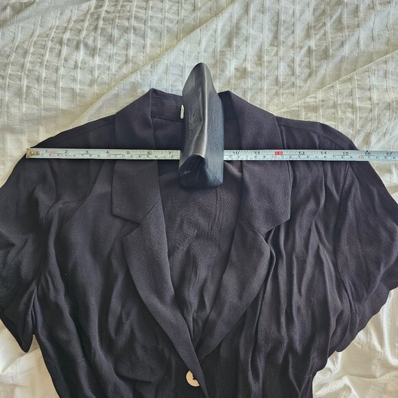 Aritzia Wilfred Shirt Dress - Black - Sz S - Picture 9 of 11